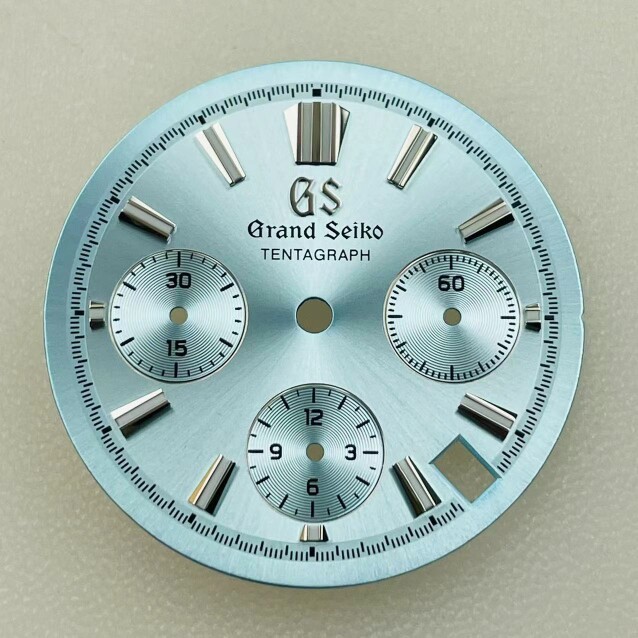 VK63 หน้าปัด 29.5 มม.PANDA Di Blue- Luminous Quartz Movement Multi-Functiongraph Faceplate, อุปกรณ์เสริม