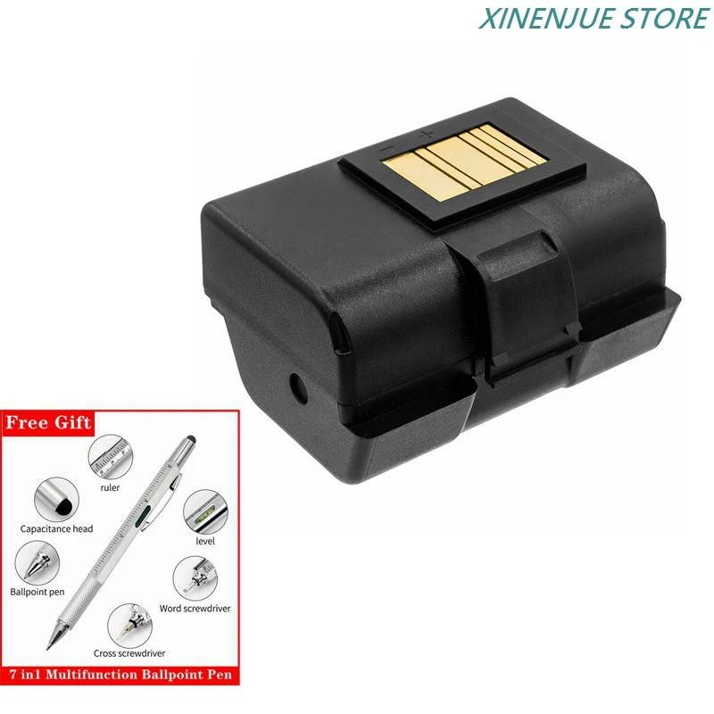 แบตเตอรี่เครื่องพิมพ์แบบพกพา 7.4V/4400mAh/5200mAh/6800mAh สําหรับ Zebra QLN220, QLN320, ZQ510, ZQ520