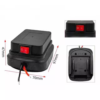 [Wjt] สําหรับ Makita 18V 21V ผู้ถือขั้วต่อแบตเตอรี่พร้อมสายไฟเครื่องมือเชื่อมต่ออะแดปเตอร์ DIY ฐานอะแดปเตอร์ [ขายร้อน]