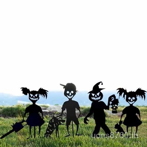 万圣节装饰品装剪影地devil魔头花小饰品ตกแต่งสวน AJX0