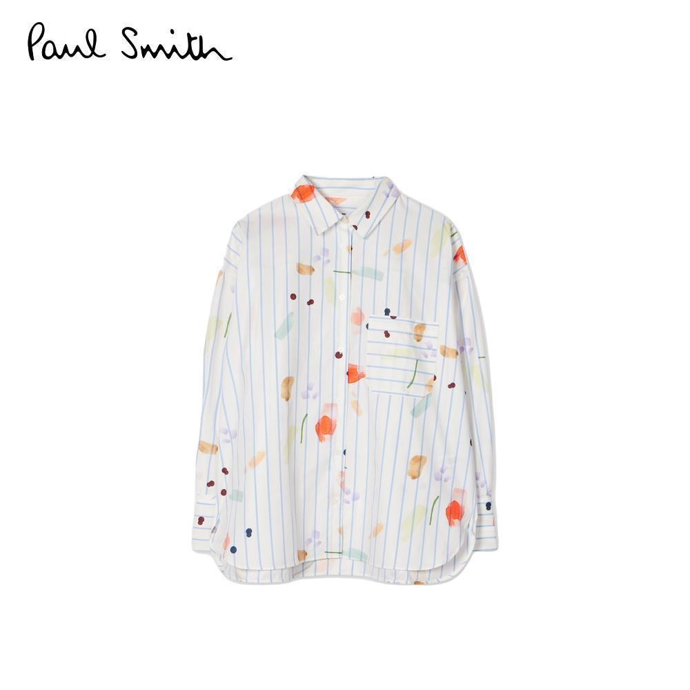 Paul Smith เสื้อเชิ้ตผู้หญิง รุ่น W2R-357BC-V31441-02 สี Off-White