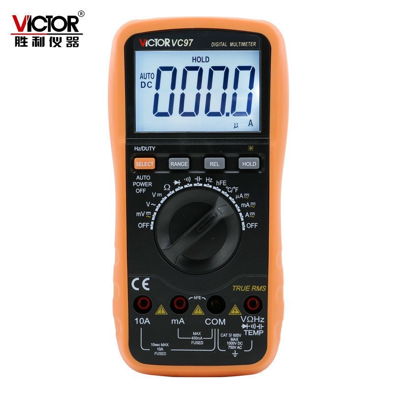 มัลติมิเตอร์แบบดิจิตอลเดิมดิจิตอลความแม่นยําสูง vc890c + Multimeter vc890d มือถือ Victory ZMKP