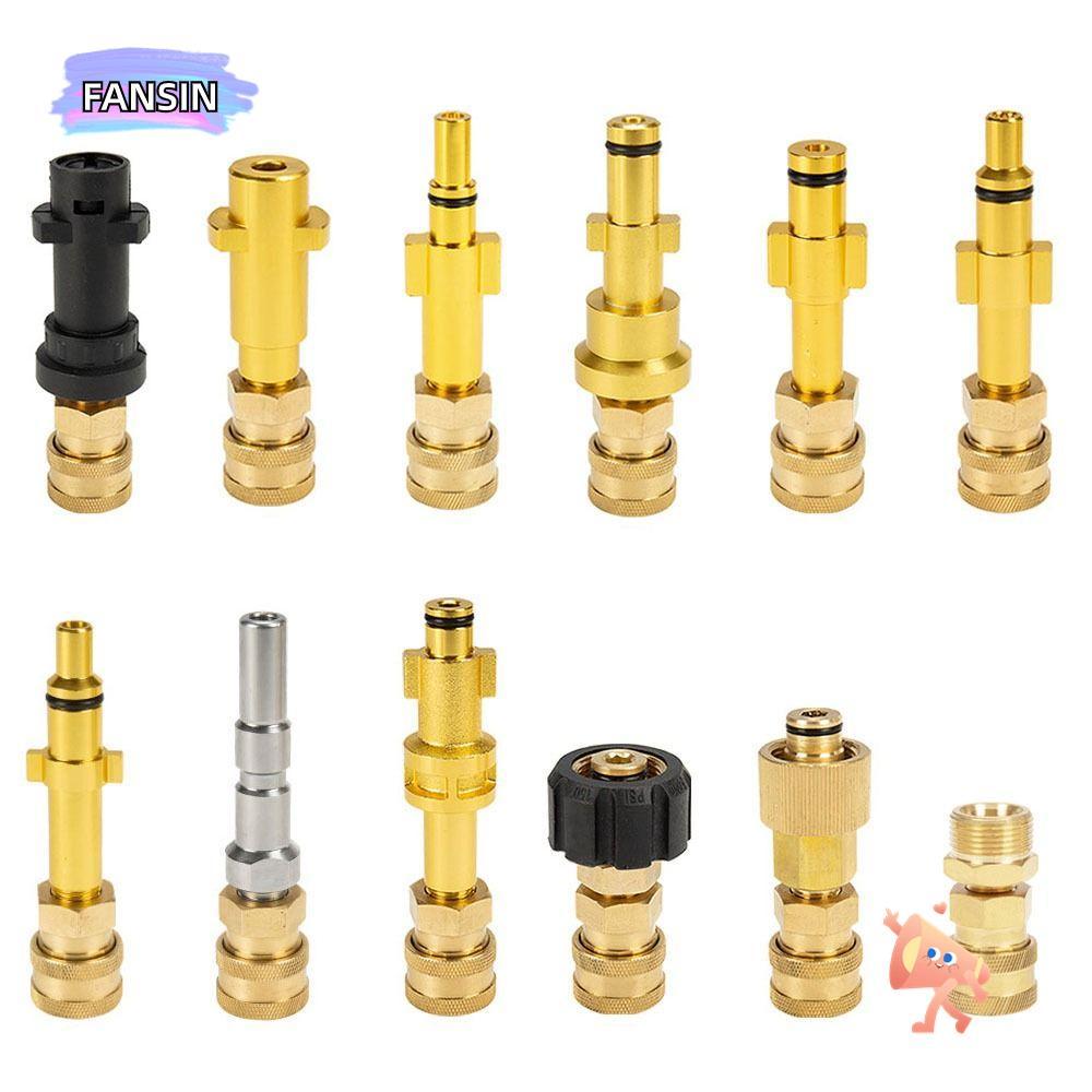 FANSIN Quick Connector Wand Lance Foam Generator Fitting สําหรับ Karcher Snow Foam Bayonet Adapter