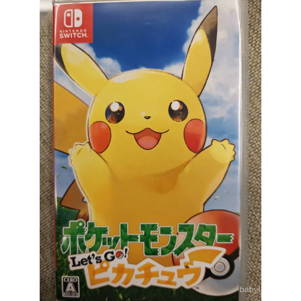 Pokémon Let's Go! Pikachu Japanese version Switch game cartridge, almost brand new SNCF