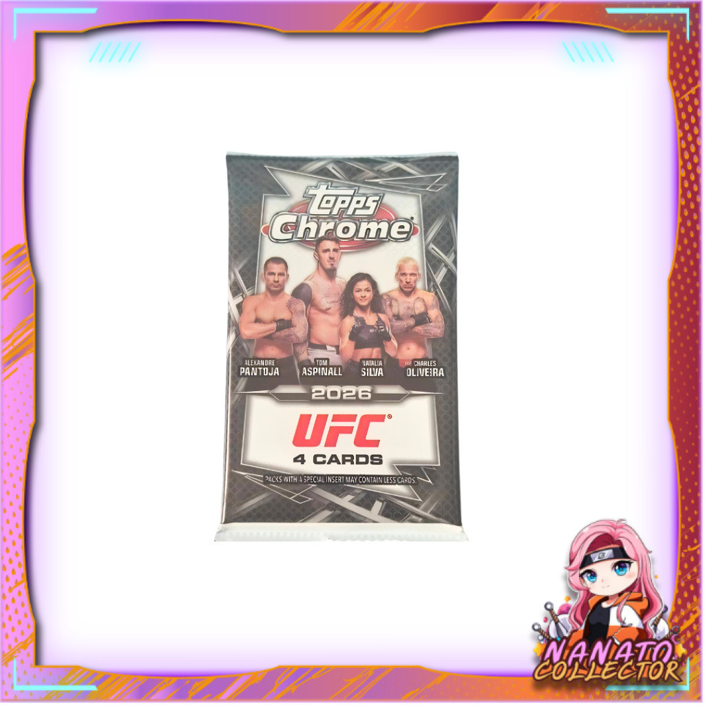[ 1 ซอง ] พร้อมส่ง! Topps Chrome UFC 2026 Value Pack (p3)