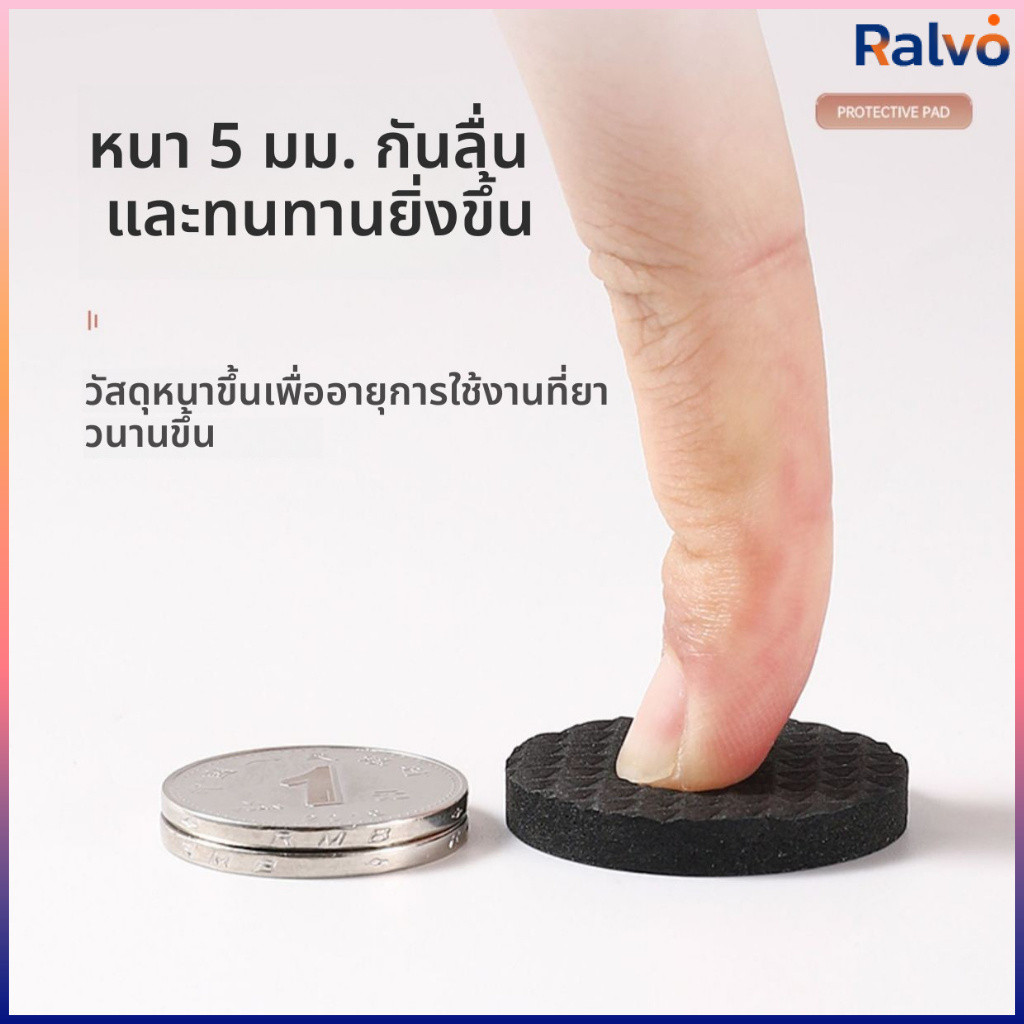 RO แผ่นรองขาโต๊ะเก้าอี้ EVA กันเสียง กันลื่น กันรอย รูปที่ 4