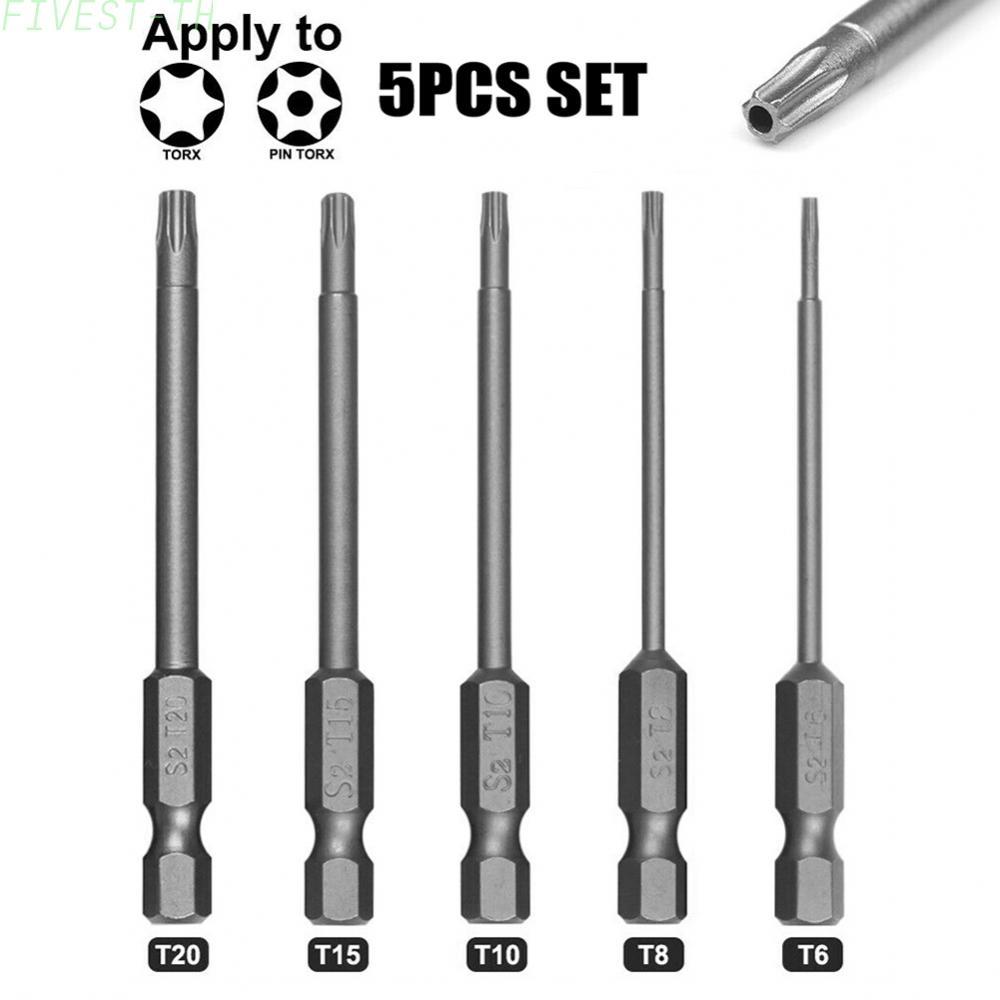 ⭐FIVESTARS⭐Magnetic Torx Screwdriver Bit Electric Screwdriver Alloy Steel 75mm / 2.95Inch