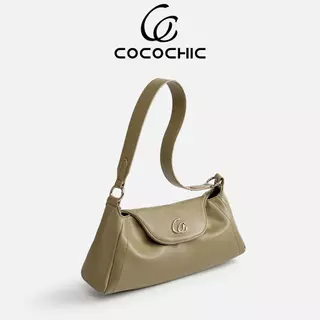 【COCOCHIC】กระเป๋าสะพายไหล่ทรงคลาสสิก แบบฝาปิดซอฟต์ สายสะพายกว้างใส่สบาย ใช้งานได้ทุกวัน