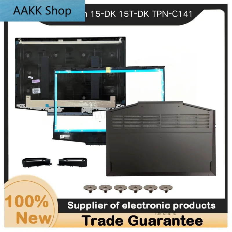 ใหม่สําหรับ Pavilion 15-DK 15T-DK TPN-C141 L58774-001 L57596-001 LCD ด้านหลัง/ด้านหน้า/Palrmest/ด้าน