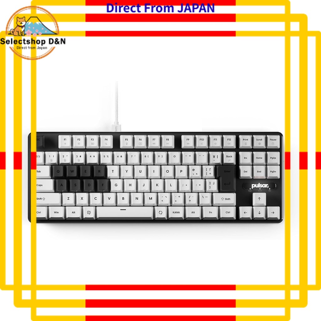 Pulsar Gaming Gears PCMK 2HE TKL Gaming Keyboard JIS Japanese Layout 91 Keys Magnetic Switch 8K Poll