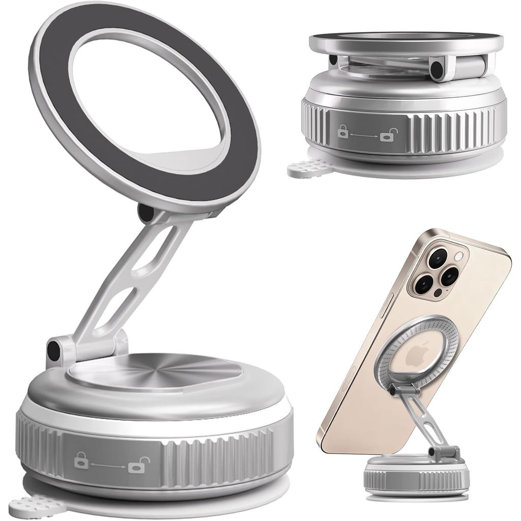 JKSML ที่วางโทรศัพท์ในรถยนต์แบบแม่เหล็ก [98LBS ดูดที่แข็งแกร่งที่สุด & 2800gf Magnetic] 360° แท่นยึด