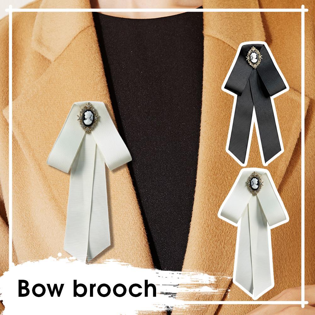 Black Pin Ribbon Suqi Ribbon Beauty Head Xiaoxiangfeng เข็มกลัดโบว์สําหรับเสื้อ/ผูก/หน้าอกดอกไม้; Z3
