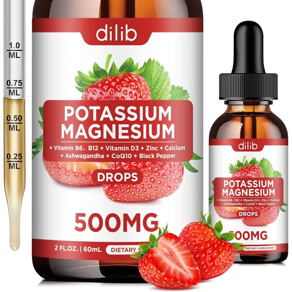 เหล็กเม็ดแมกนีเซียมซิเตรต 500 mg กับAshwagandha, แคลเซียม, สังกะสี, วิตามิน D3, B6, B12 และ CoQ10 – 