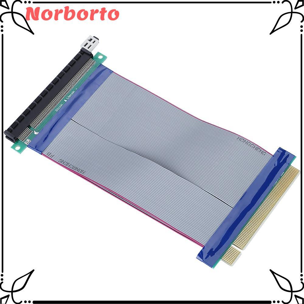 NORBORTO PCI-E Riser Card, 19 ซม.16X Speed PCI-E Extension Cable, ปฏิบัติความเร็วสูงยืดหยุ่นนุ่มแบนส