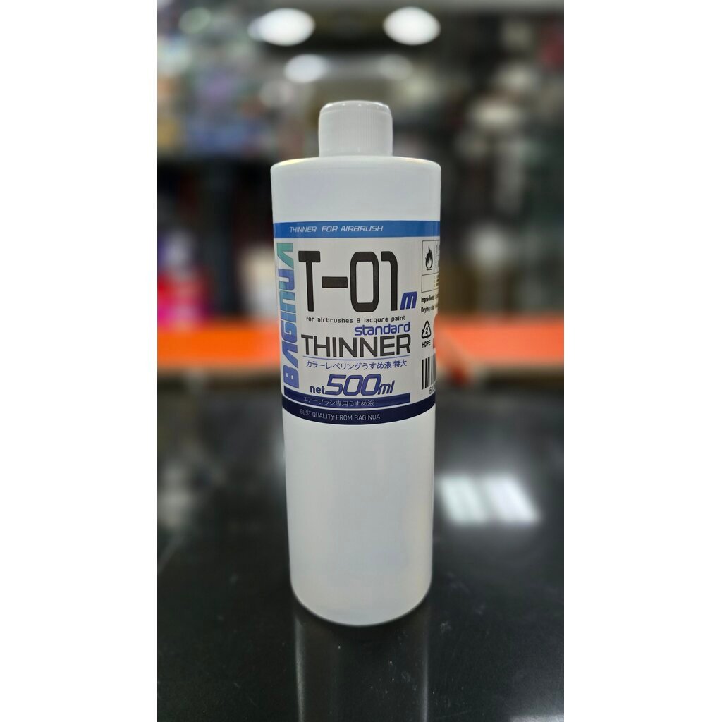 613820628802 baginua T-01M thinner 500ml. (ผสมสี)