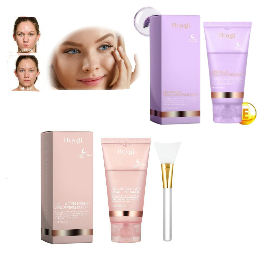 HOYGI Collagen Peeling Mask Moisturizing Moisturizing Skin Peeling Mask ทําความสะอาดผิวหน้าอย่างอ่อน