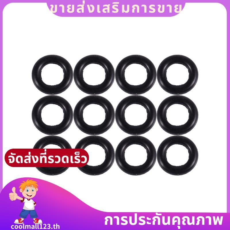 สีดํา 9MM X 2.0mm ซีลยางซีลน้ํามัน O แหวน 12 ชิ้น .coolmall123th