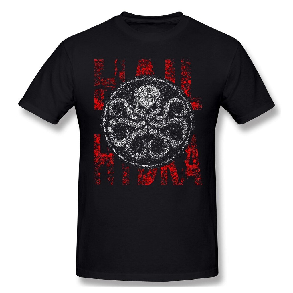 SG2 Cotton Men T Shirt 2022 Agents of SHIELD Graphic Plus Size Hail Hydra. เสื้อโอเวอร์ไซส์ Summer F