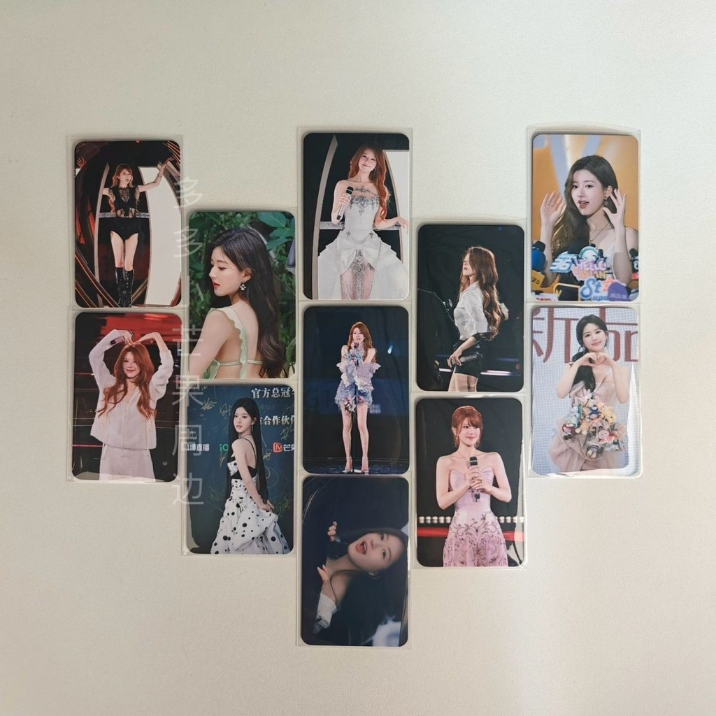 Guanka Zhao Lusi Photocard rosy วันเกิดออนไลน์ชุดของขวัญ Endless Passion Love หางโจวกาแฟดิบ#官卡赵露思小卡r