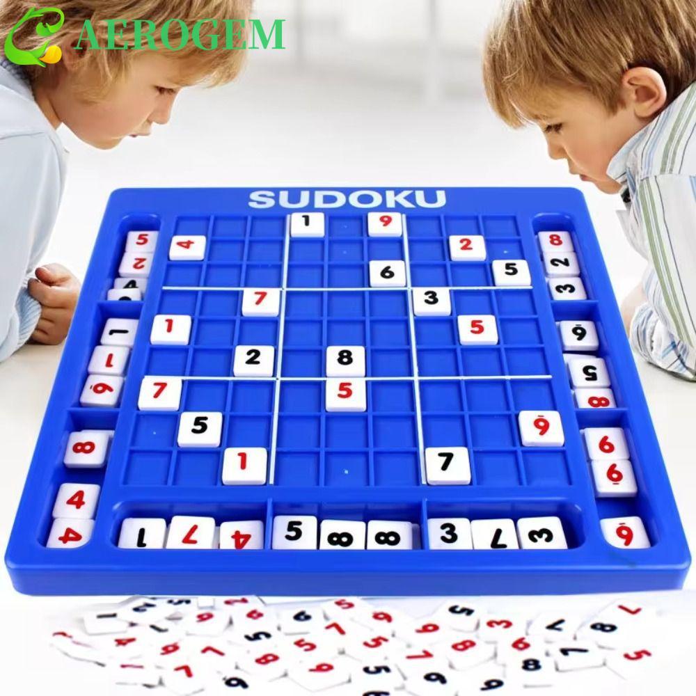 AEROGEM 1 ชุด Sudoku Crosswords ของเล่น, Montessori International Sudoku ปริศนาของเล่น, Thinking Ski