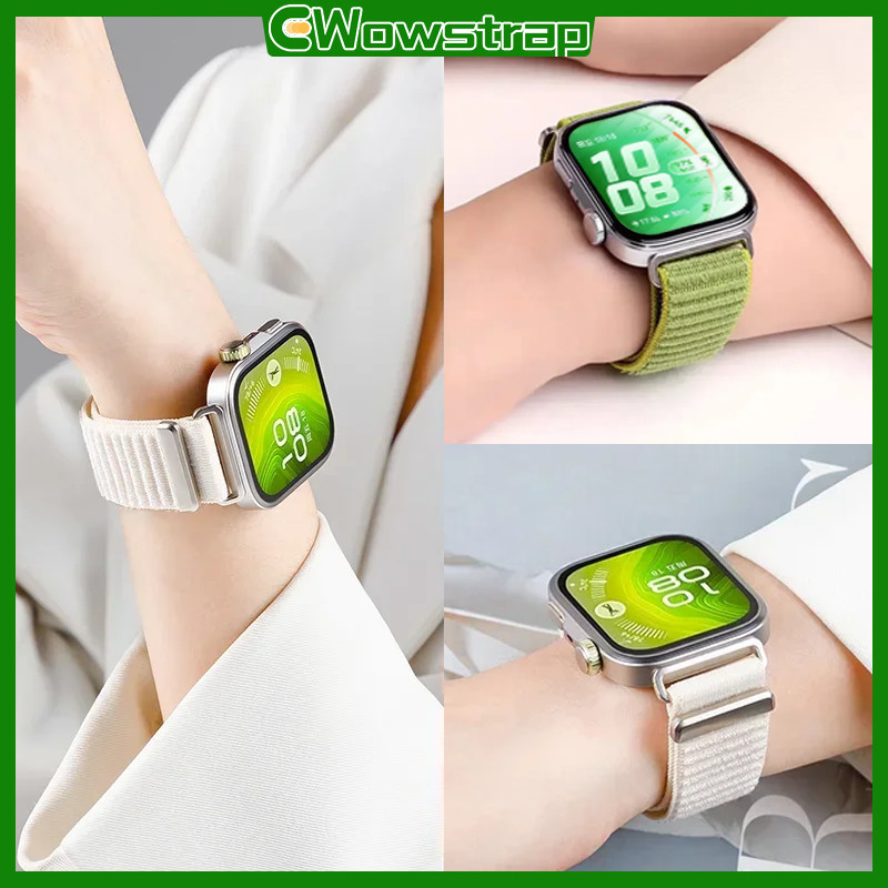 วงไนลอนหลอง for Huawei Watch Fit 5 4 3 / 5 Pro / 4 Pro สายรัดข้อมือกีฬาอ่อน for Smartwatch Huawei Fit 3