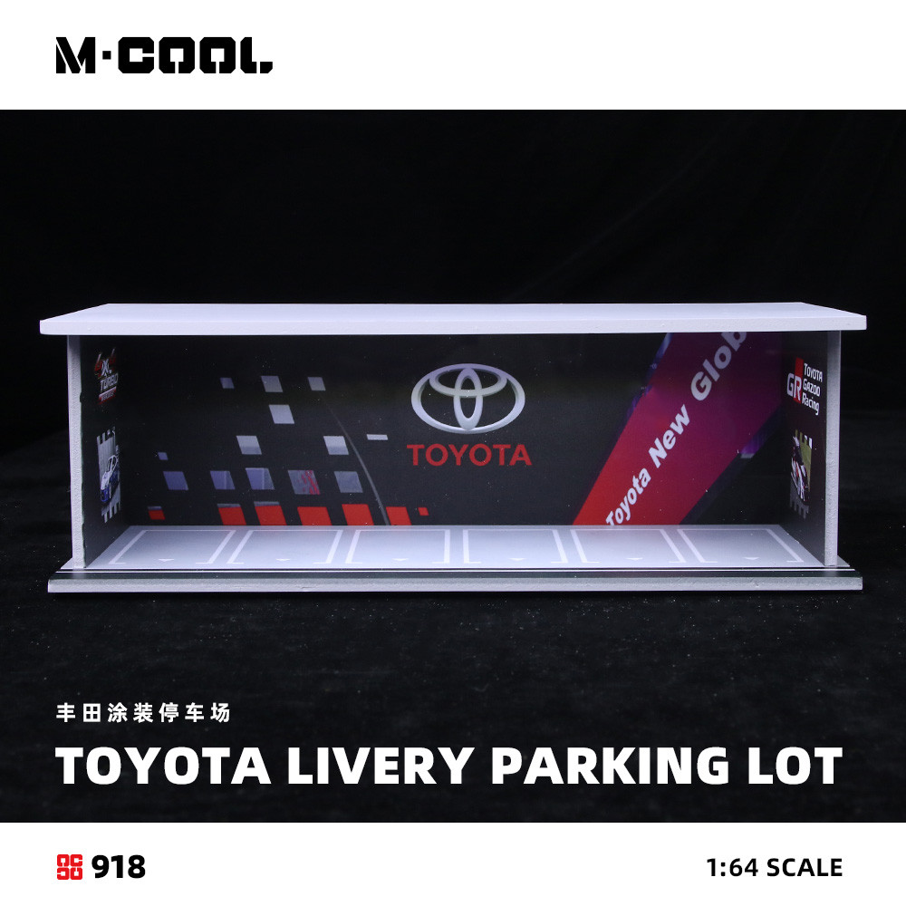 M COOL 1:64 B-Toyota livery parking lot - with lights MC914918
