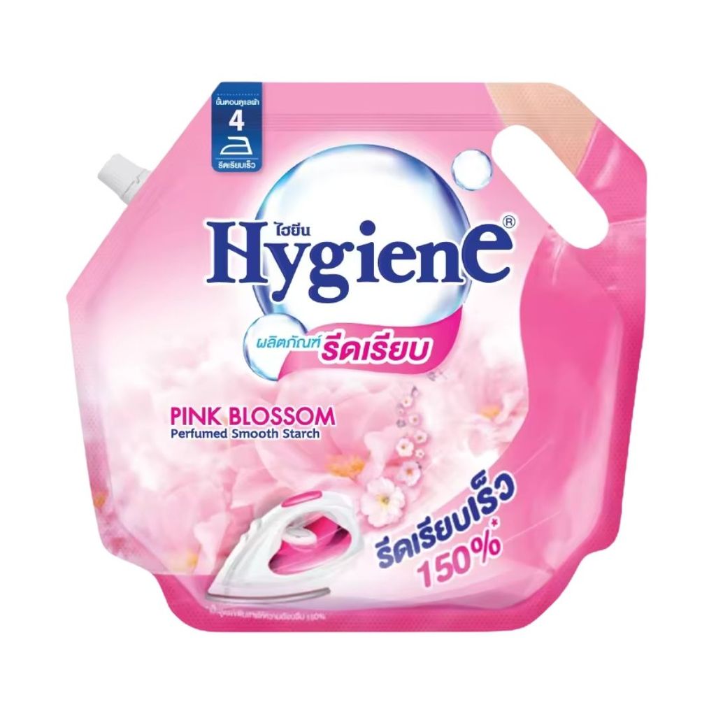 ไฮยีน น้ำยารีดผ้าเรียบพิ้งค์บลอสซั่ม (Hygiene Ironing Starch Pink Blossom 1.8ltr.) – โปรปัง