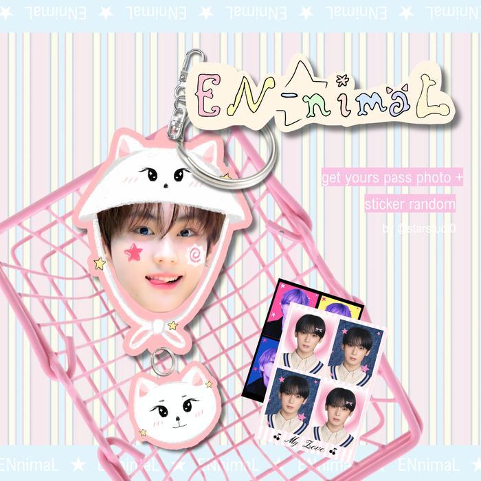 พวงกุญแจ EN-NIMAL อะคริลิคน่ารัก enhypen สัตว์ bagcharm สัตว์ - jungwon