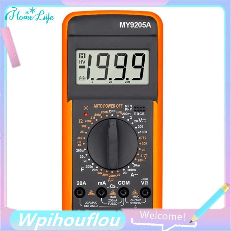 [HoME&life] DT9205A มัลติมิเตอร์แบบดิจิตอลแอมป์มิเตอร์ DC หลายเมตร