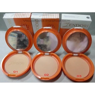 🔥 Zendori Powder เซนโดริ แป้งผสมรองพื้น สีเขียว สีส้มกันแดด สีชมพูออร่า Malmofone