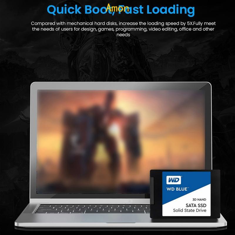 Amon 240G 2 5 สําหรับ WD Green Blue ไดรฟ์ Solid State ภายใน Performance SSD 6 0 GB s สําหรับเล่นเกมโ