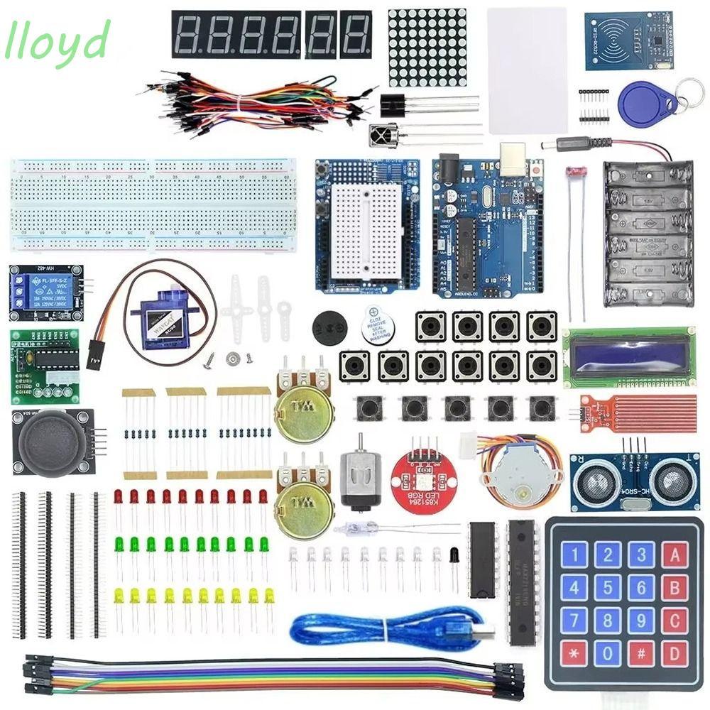 LLOYD Starter Kit สําหรับ Arduino Uno R3, Jumper Wire Sensor ปุ่ม Uno R3 Project, Arduino Uno R3 F5 