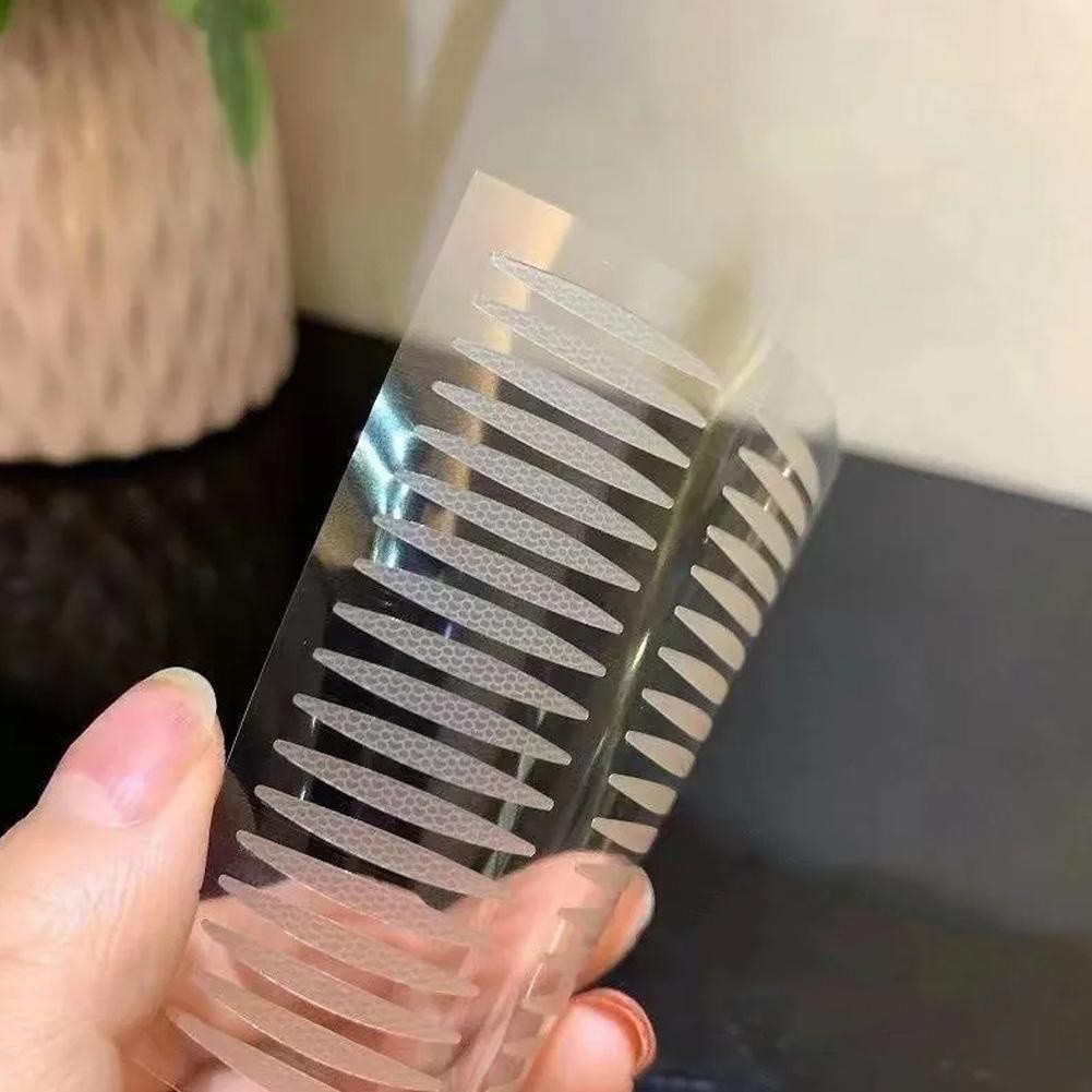 Olive Double Eyelid Patch Invisible Natural Beauty Mesh Strip Cream Patch Double Fiber Eyelid J2q3