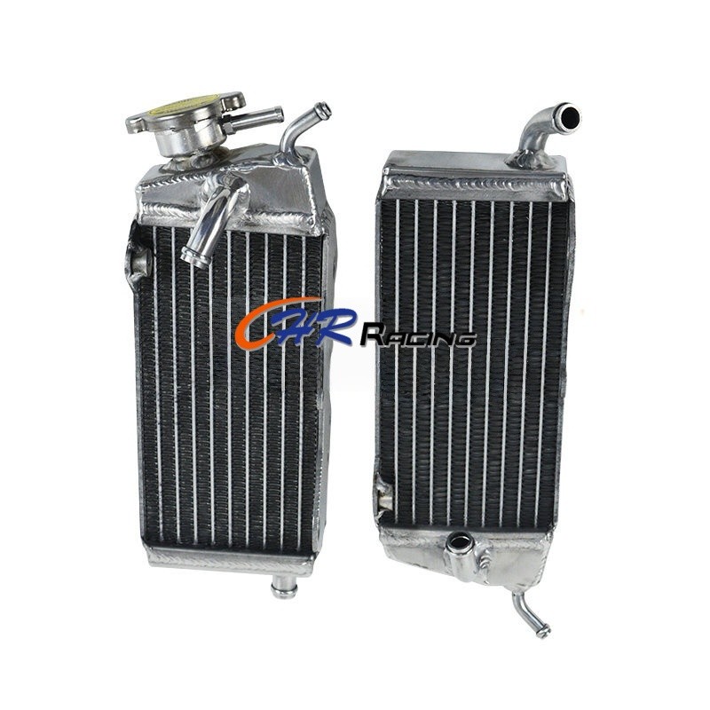 LH&RH หม้อน้ําอลูมิเนียมสําหรับ 1983 Yamaha YZ125 YZ125K YZ125L YZ 125 K/L