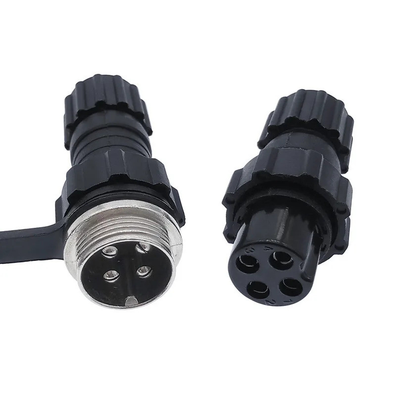 10 ชิ้นเชื่อมต่อ GX16 M16 กันน้ํา Docking กลับ Nut ชายและหญิง Plug & ซ็อกเก็ต 2pin3pin4pin5pin6pin7p