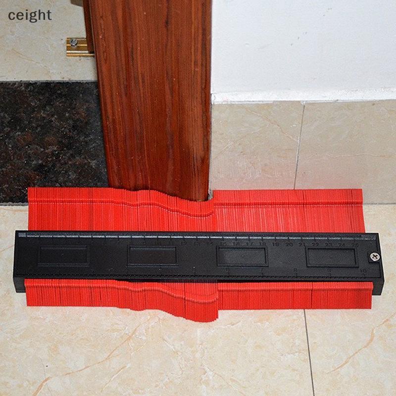 [ceight] Profile Contour Gauge Line Copier ไม้บรรทัดสําหรับงานไม้กระเบื้องวัดแม่แบบ TH