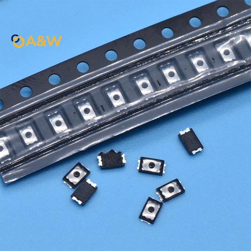 A&W 50pcs 2x3x0.6 U Tactile Push Button Switch Tact 4 Pin Micro Switch SMD Mini Thin Film Key Light 