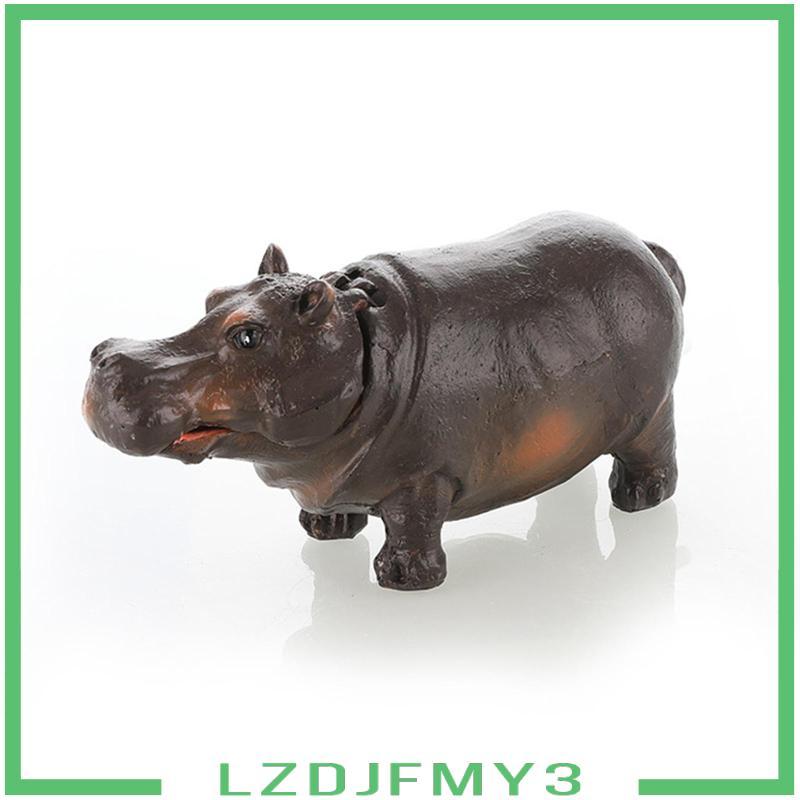 [Lzdjfmy3] Air Bubbler Hippo Fish Tank Bubbler ตกแต่งสําหรับ Hermit Crab Tank Aquarium 14.5cmx7cmx5.