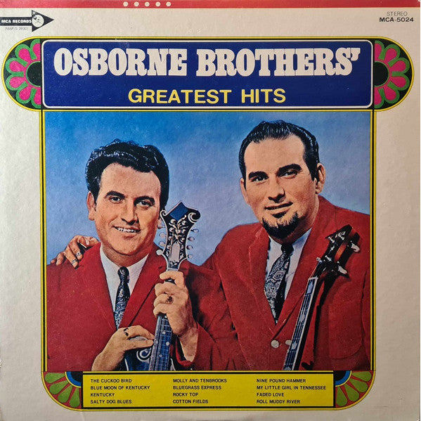 แผ่นเสียง The Osborne Brothers - The Osborne Brothers' Greatest Hits (Vinyl) (VG+)
