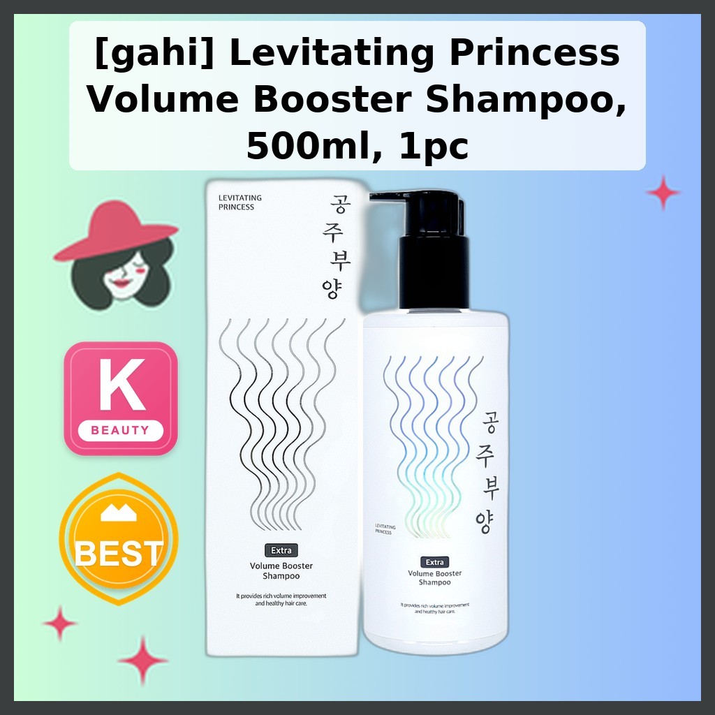 [gahi] Levitation Princess Volume Booster Shampoo, 500ml, 1 ชิ้น / Korean Volume Shampoo / Body & Bo