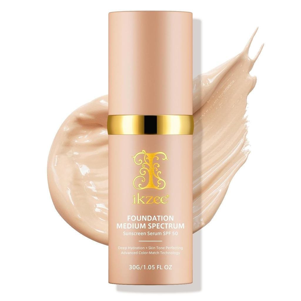 4in1FoundationLiquid, MediumCoverage Color-changing Foundation, SPF50+, กันน้ํายาวนาน WV7B