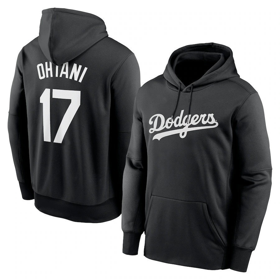 ขายร้อนการค้าต่างประเทศฤดูใบไม้ผลิHoodie MLB Dodge Otani Shoheiเสื้อกันหนาวผู้ชายผู้หญิงกีฬากลางแจ้ง