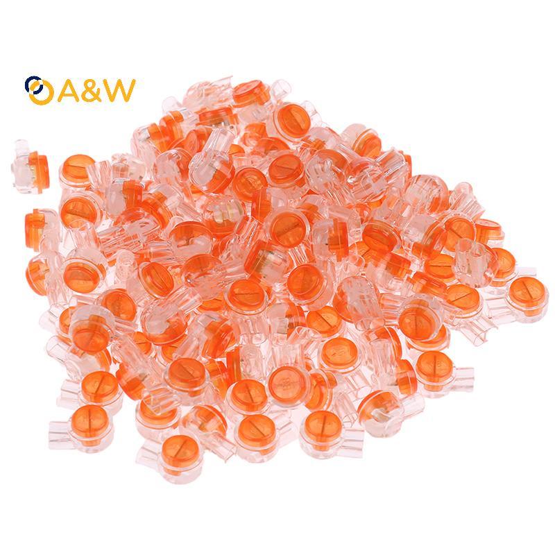 A&W 200 ชิ้น Rj45 Connector Crimp การเชื่อมต่อ Terminals K1 Connector สายไฟกันน้ํา