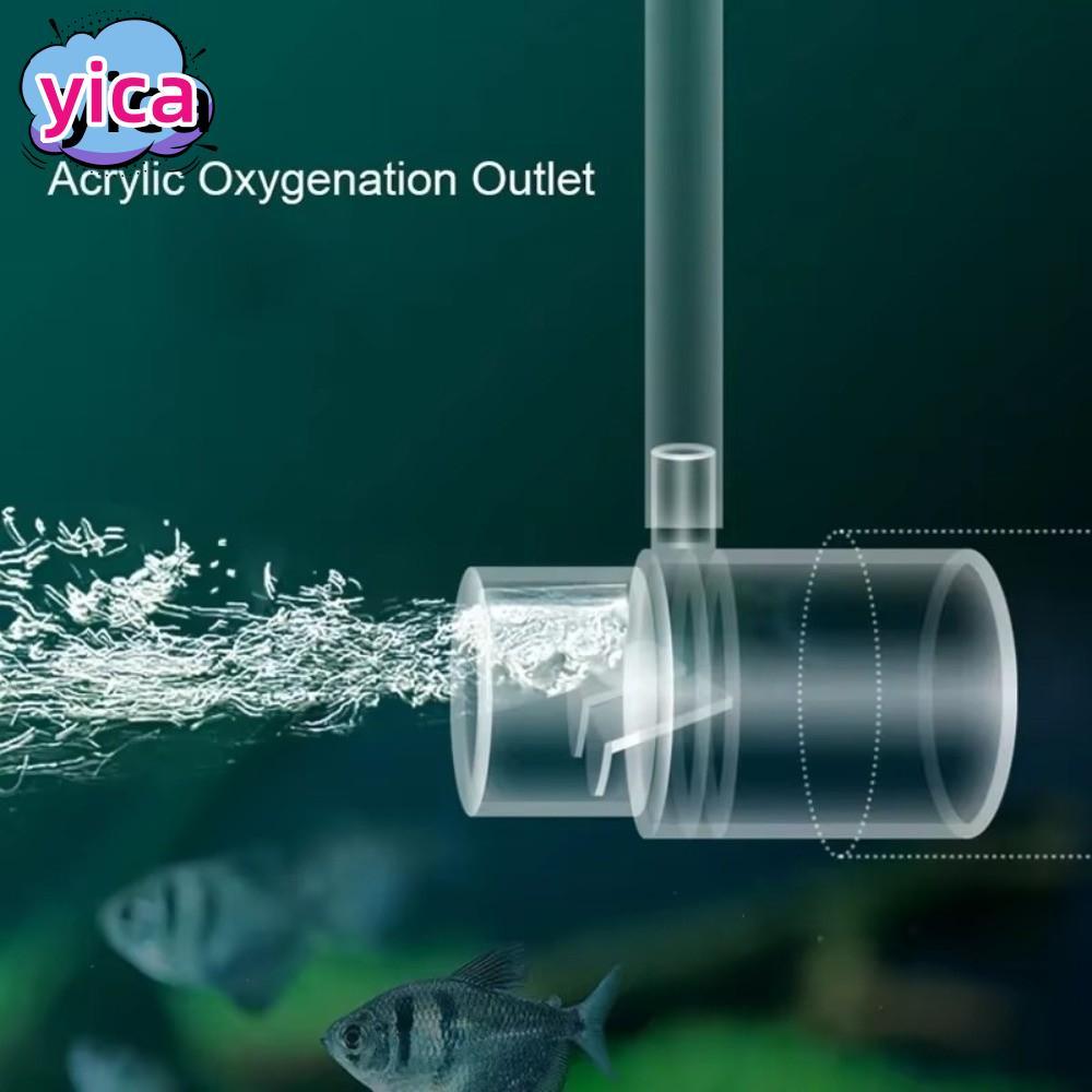 YICA Fish Tank Oxygenation Outlet Filter, Aquarium Accessories Non-electric Oxygen Pump Fish Tank Wa