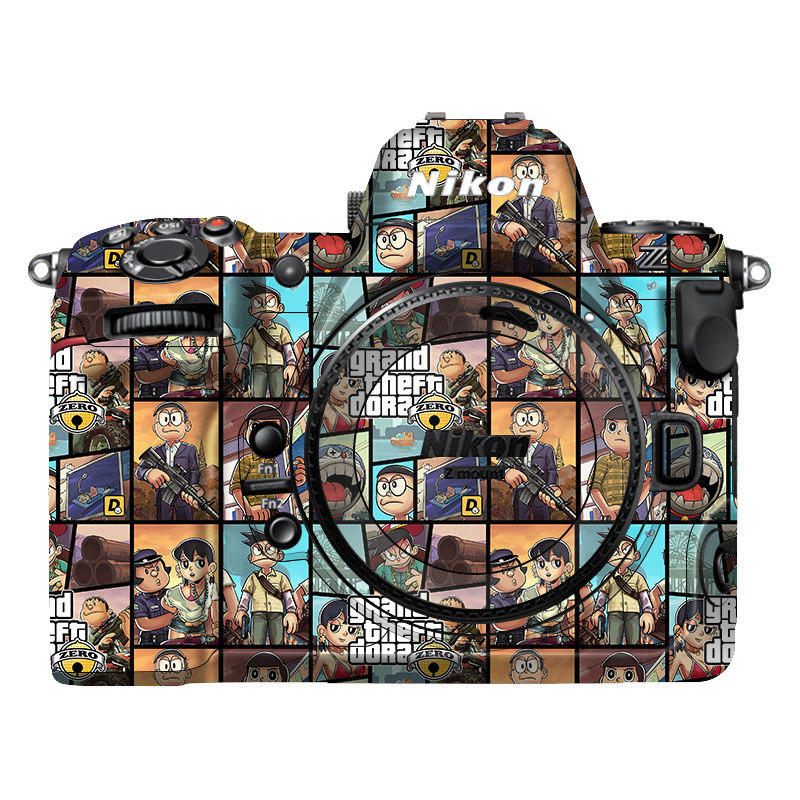 เหมาะสําหรับ nikon Z8 กล้องสติกเกอร์ nikon z8 Body ฟิล์มป้องกันการ์ตูนฟิล์มรวมทุกอย่างคาร์บอนไฟเบอร์