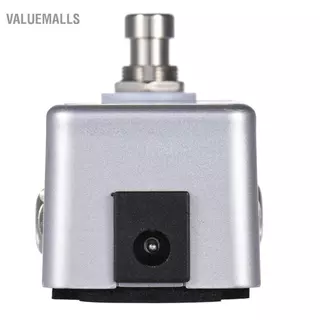 Valuemalls Mini Chromatic Tuner Pedal Effect จอแสดงผล LED True Bypass สำหรับกีตาร์เบส