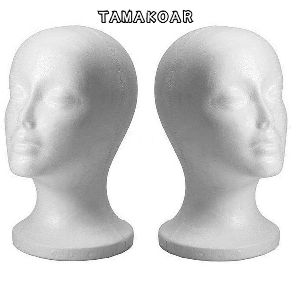 TAMAYO Head Model Rack Wide Glasses Hat Dummy Wig Display Stand