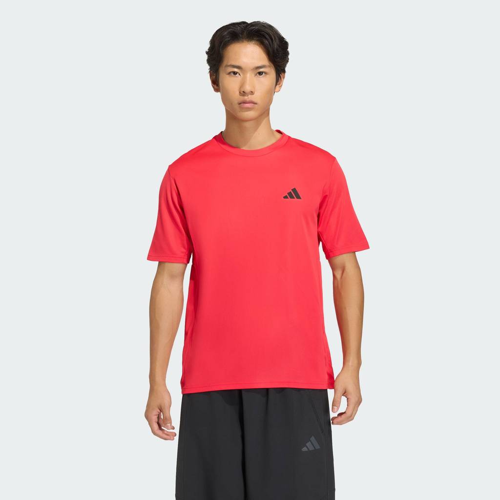 adidas Gym & Training เสื้อยืด WORKOUT ESSENTIALS BASE ผู้ชาย สีแดง KD5456