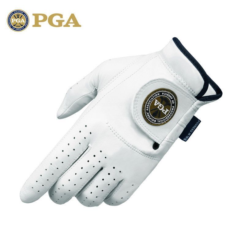 PGA ถุงมือกอล์ฟผู้ชาย American PGA ถุงมือหนังแท้นําเข้าจากอินโดนีเซียหนังแกะกันลื่นกอล์ฟระบายอากาศ