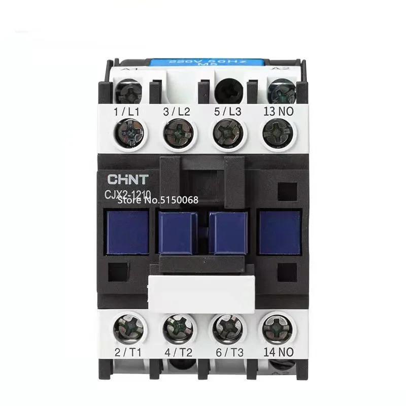 FZCHNT CHINT CJX2-1210 CJX2-1201 Series 12A คอนแทคแม่เหล็ก AC 220V 380V LC1